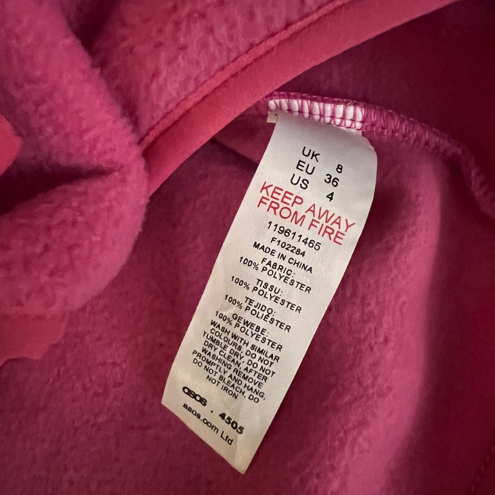 NEW ASOS Fleece jacket - Picture 3 of 3